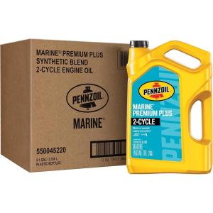 imagePennzoil Marine Premium Plus 2Cycle Synthetic Blend Engine Oil 1 Gallon 3 Pack1 Gallon  Pack of 3