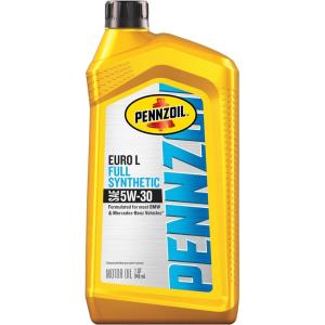 imagePennzoil Platinum Euro Full Synthetic 5W40 Motor Oil 1 Quart1 Quart