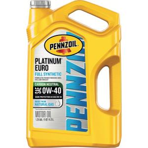 imagePennzoil Platinum Euro Full Synthetic 5W40 Motor Oil 1 Quart5 Quart