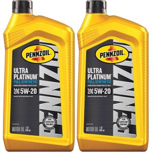 imagePennzoil Ultra Platinum Full Synthetic 5W30 Motor Oil 1 Quart1 Quart Pack of 2