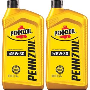 imagePennzoil 10W30 Motor Oil 5 Quart1 Quart Pack of 2