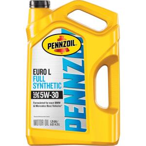 imagePennzoil Platinum Euro L Full Synthetic 5W30 Motor Oil 5 Quart5 Quart