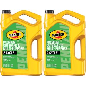 imagePennzoil Outdoor Premium Outboard amp MultiPurpose 2Cycle Engine Oil 1 Gallon1 Gallon Pack of 2